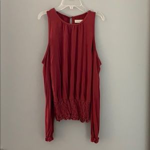 Abercrombie & Fitch Cold Shoulder Top